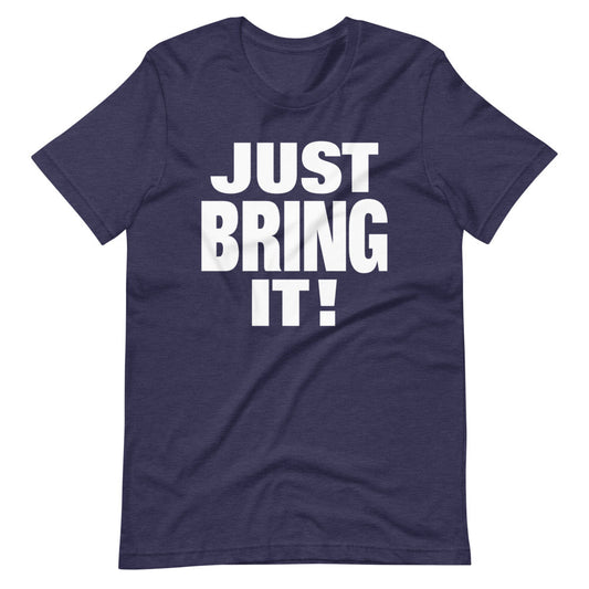 [Color:Heather Midnight Navy] The Rock "Just Bring It" T-Shirt