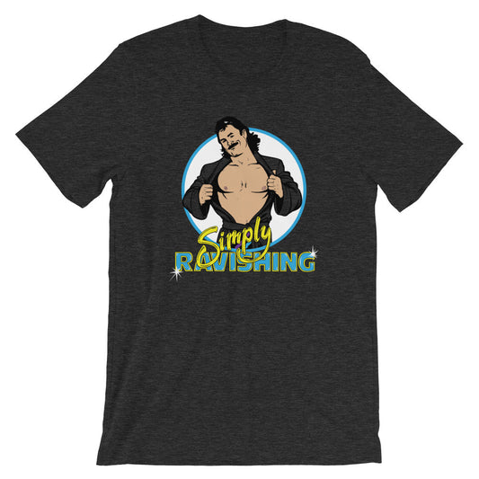 [Color:Dark Grey Heather] Ravishing Rick Rude "Simply Ravishing" T-Shirt