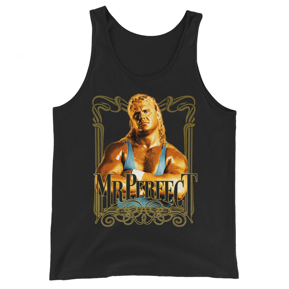 [Color:Black] Mr. Perfect "Portrait" Tank Top