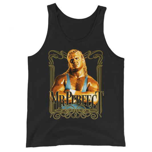 [Color:Black] Mr. Perfect "Portrait" Tank Top