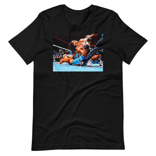 [Color:Black] Bret Hart "Sharpshooter" Rob Schamberger T-Shirt