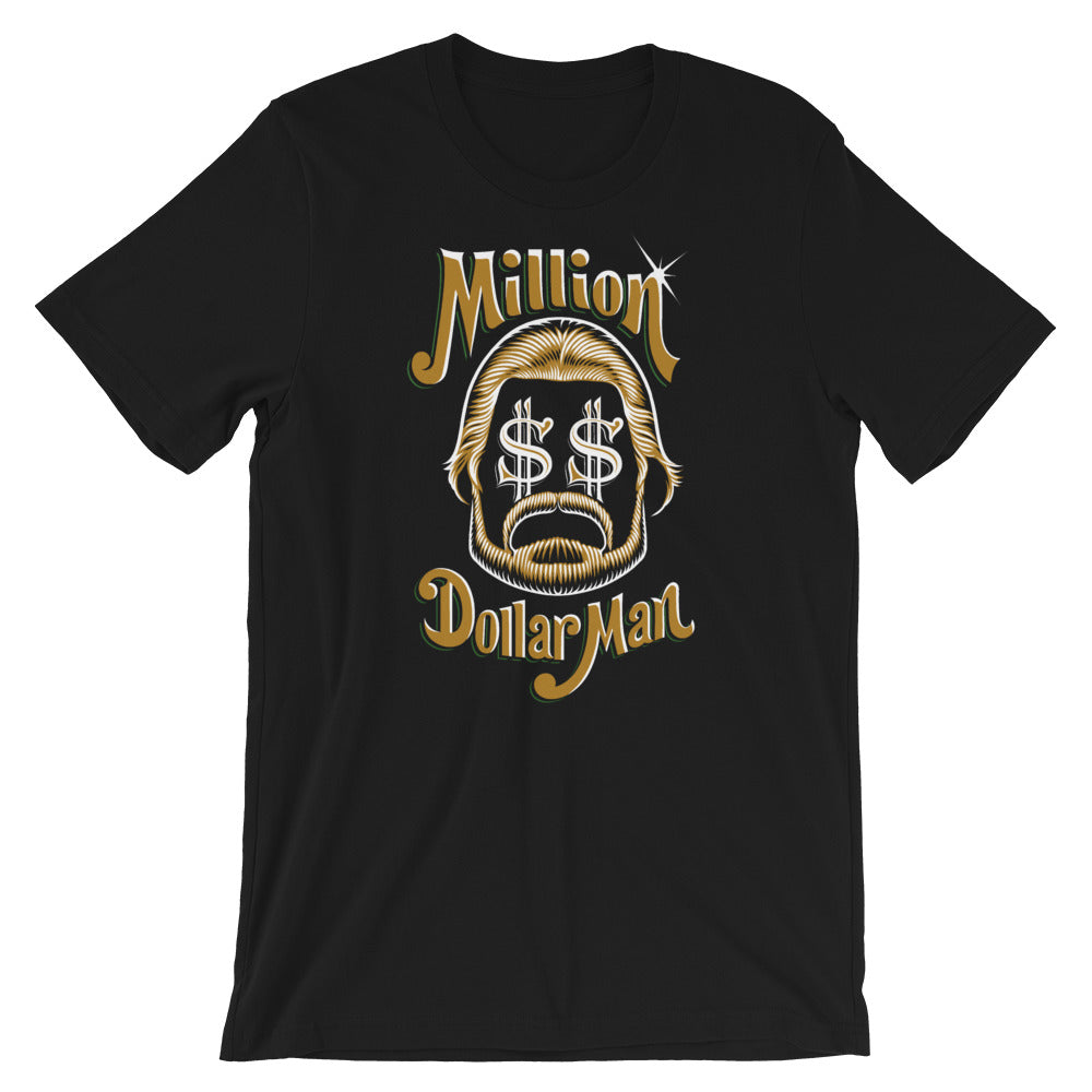 [Color:Black] “Million Dollar Man” Ted DiBiase "Dollar Signs" T-Shirt