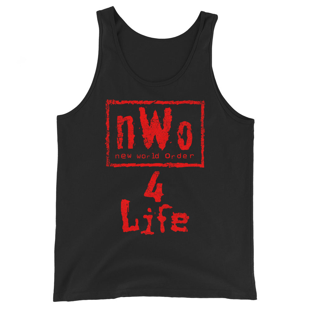 [Color:Black] nWo "Wolfpac 4 Life" Tank Top