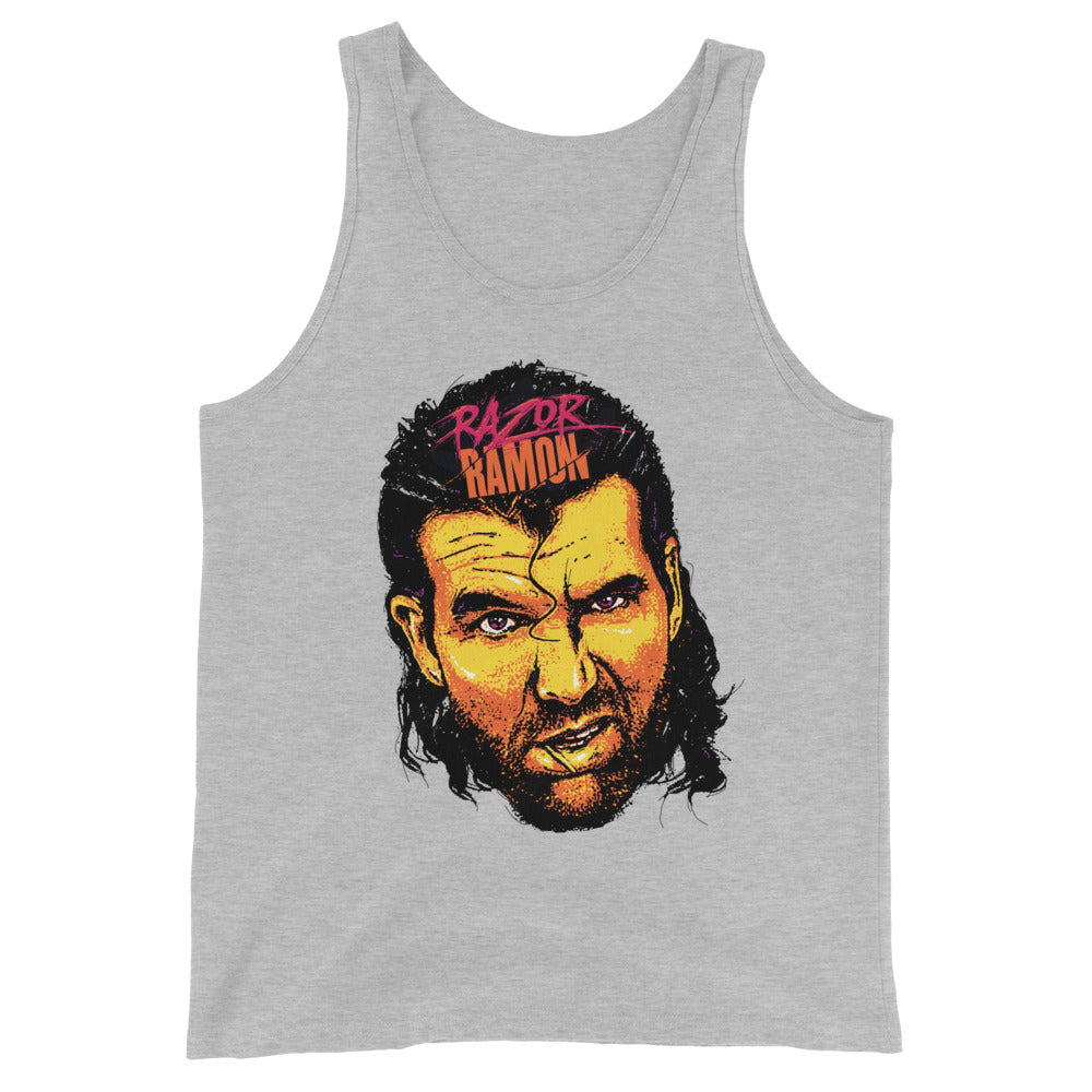 [Color:Athletic Heather] Razor Ramon "The Bad Guy" Tank Top
