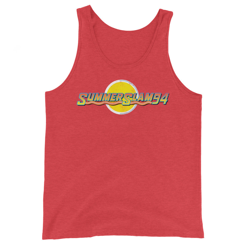 [Color:Red Triblend] Andre The Giant "Boots" Tank TopSummerSlam '94 Old School Tank Top