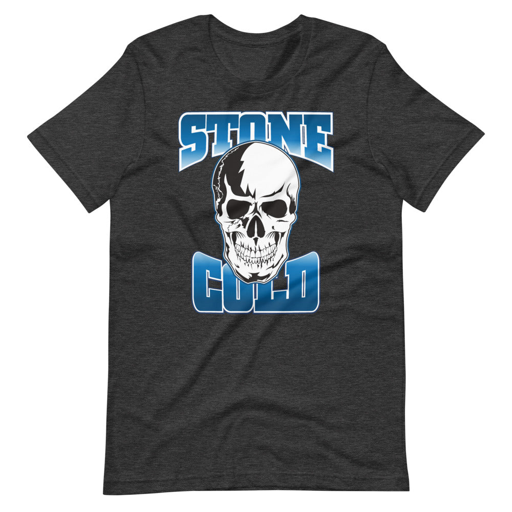 [Color:Dark Grey Heather] Stone Cold Steve Austin "Stone Cold Skull" T-Shirt
