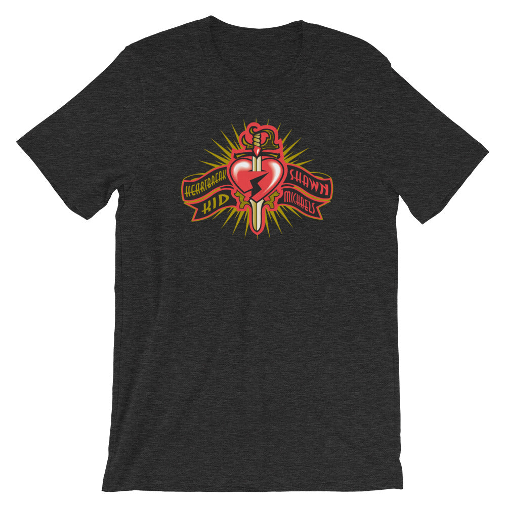 [Color:Dark Grey Heather] Shawn Michaels "Classic Logo" T-Shirt