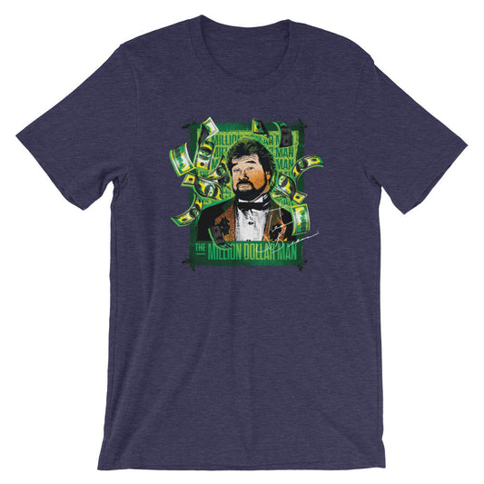 [Color:Heather True Royal] “Million Dollar Man” Ted DiBiase "Money" T-Shirt