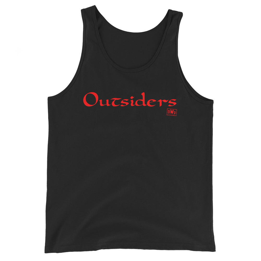 [Color:Black] nWo "Outsiders (Red)" Tank Top