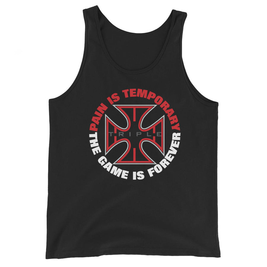 [Color:Black] Triple H "Pain Is Temporary" Tank Top