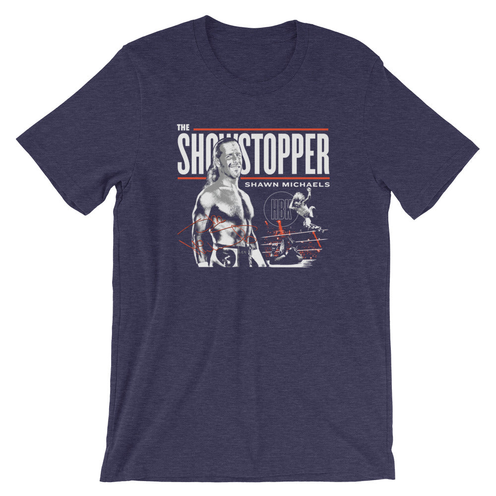 [Color:Heather Midnight Navy] Shawn Michaels "Showstopper" T-Shirt
