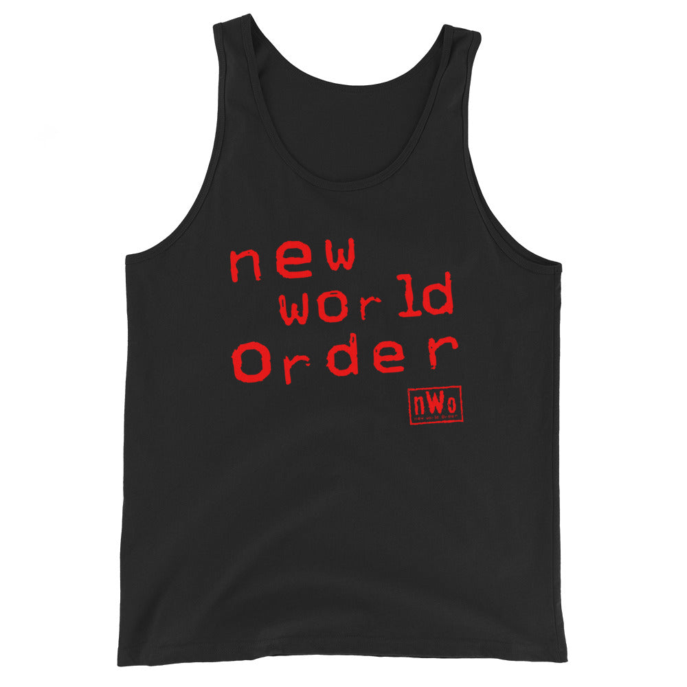 [Color:Black] nWo "New World Order (Red)" Tank Top