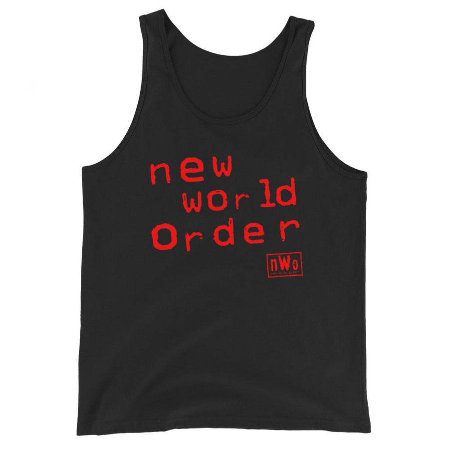 [Color:Black] nWo "New World Order (Red)" Tank Top