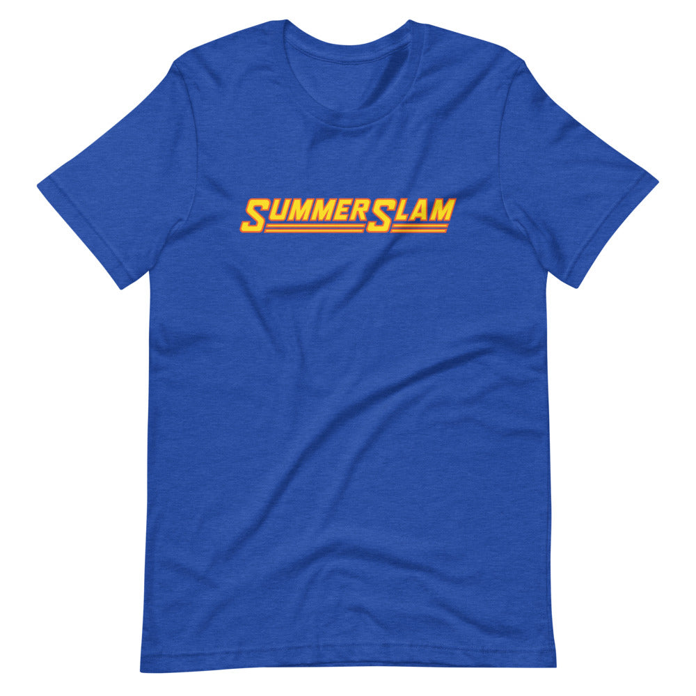 [Color:Heather True Royal] SummerSlam Old School Logo T-Shirt