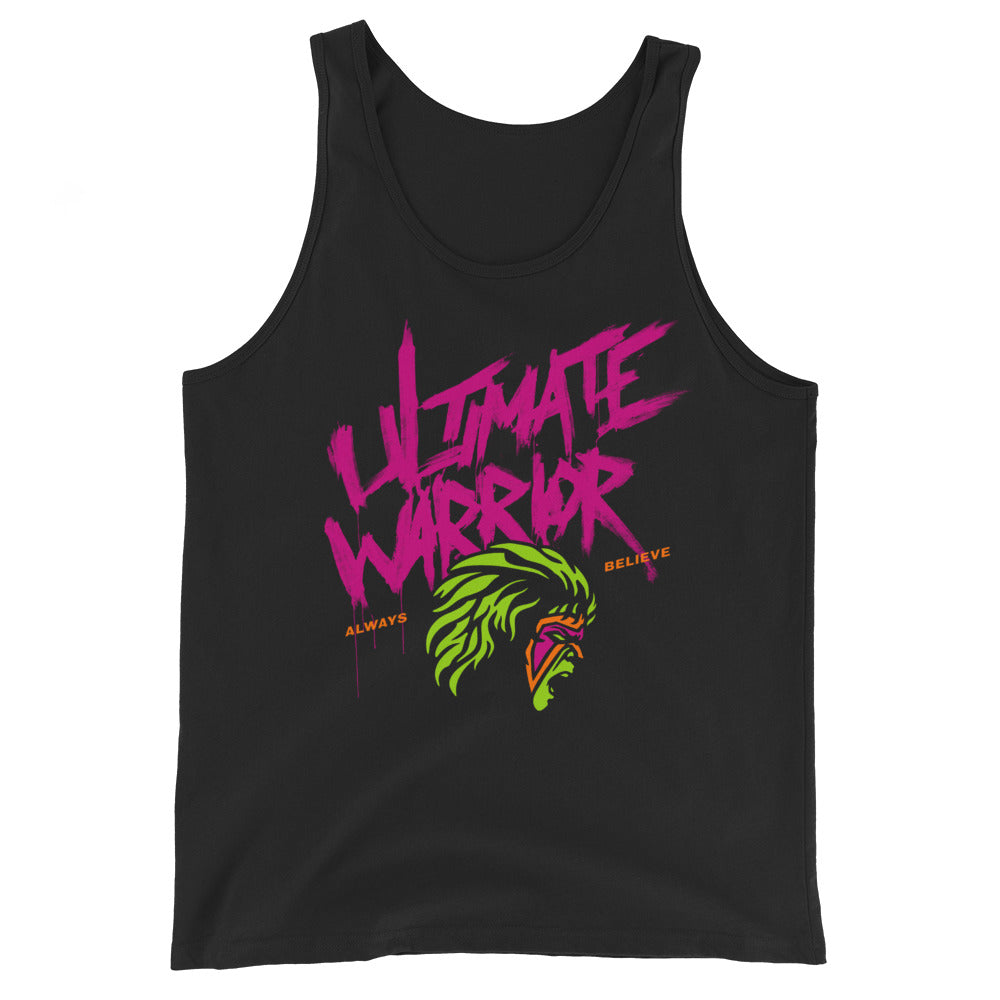 [Color:Black] Ultimate Warrior "Always Believe" Tank Top