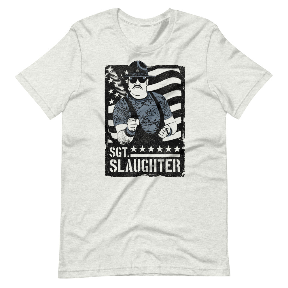 [Color:Ash] Sgt. Slaughter "Poster" T-Shirt