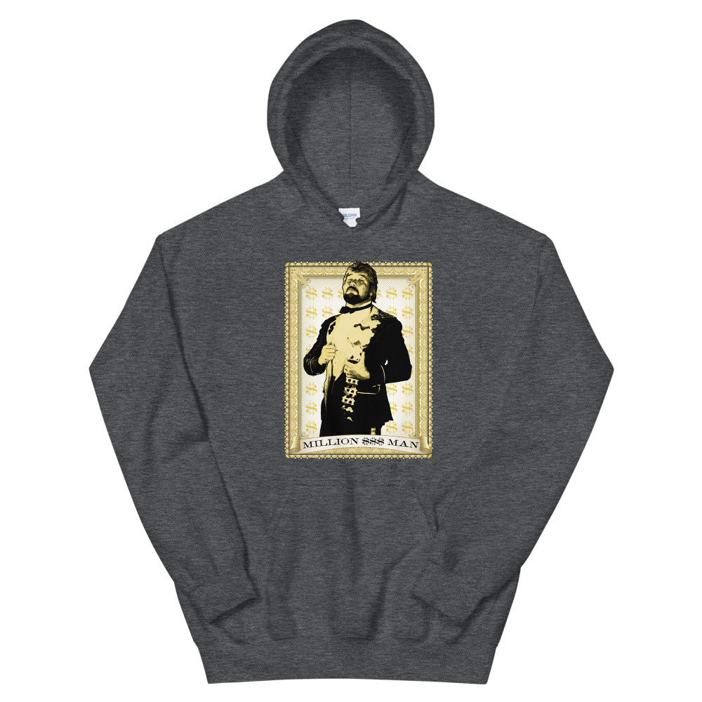 “Million Dollar Man” Ted DiBiase "Portrait" Pullover Hoodie Sweatshirt