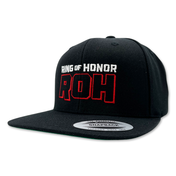 ROH Logo Flatbill Snapback Hat PW Catalog