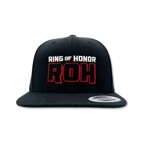 ROH Logo Flatbill Snapback Hat PW Catalog