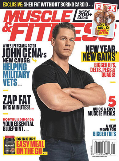 Muscle & Fitness January 2020 John Cena Magazine PWcatalog
