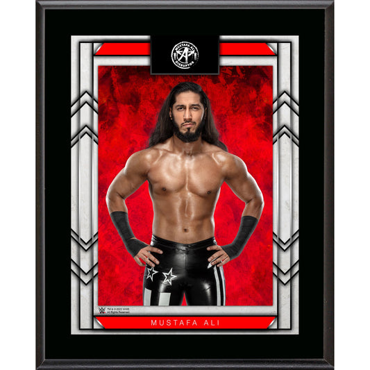 Mustafa Ali 10.5" x 13" Sublimated Plaque
