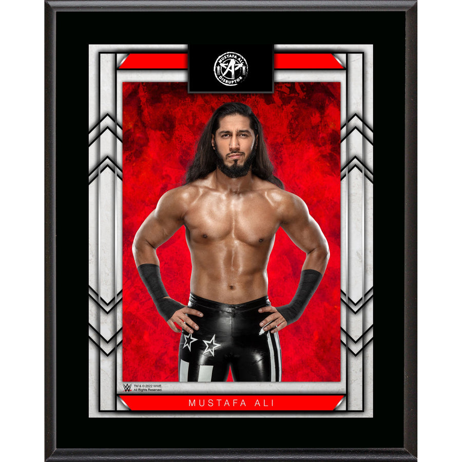 Mustafa Ali 10.5" x 13" Sublimated Plaque