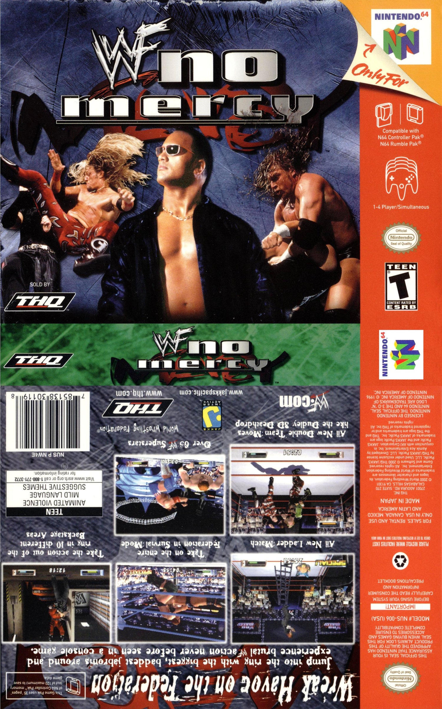 WWF No Mercy [Nintendo 64] PWcatalog
