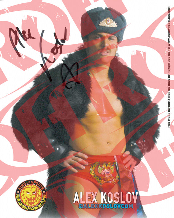 ALEX KOSLOV AUTOGRAPHED 8X10