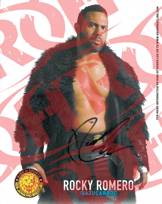 ROCKY ROMERO AUTOGRAPHED 8X10