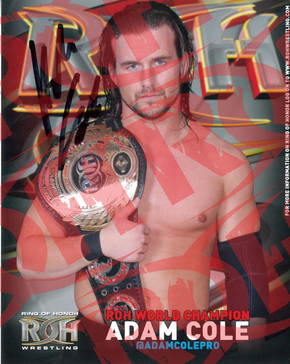 ADAM COLE AUTOGRAPHED 8X10 PHOTO
