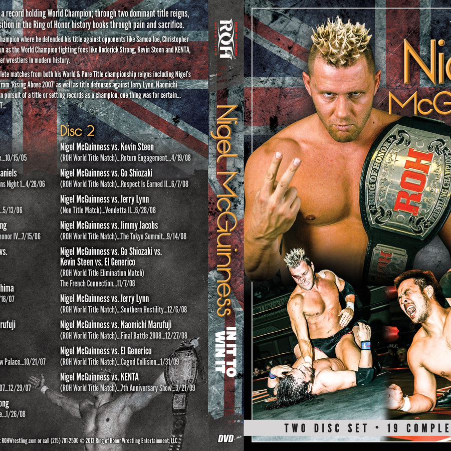 Nigel McGuinness: In It To Win It (2 Disc Set)