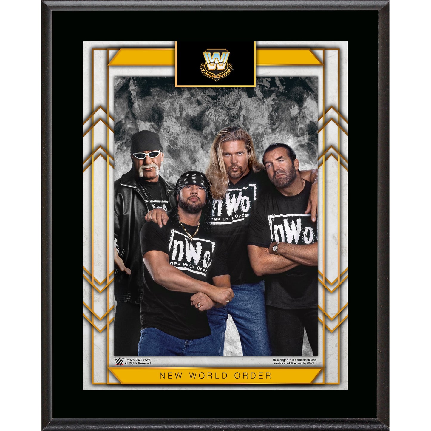 nWo 10.5" x 13" Sublimated Plaque