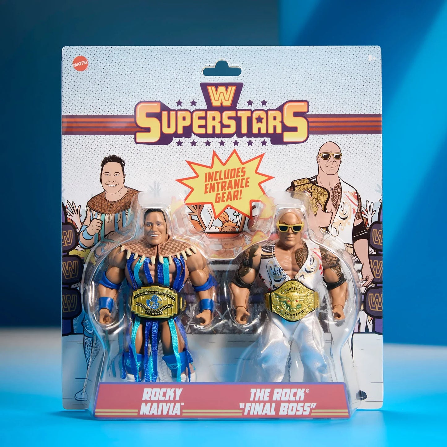 WWE Superstars Rocky Maivia & "Final Boss" The Rock 2-Pack