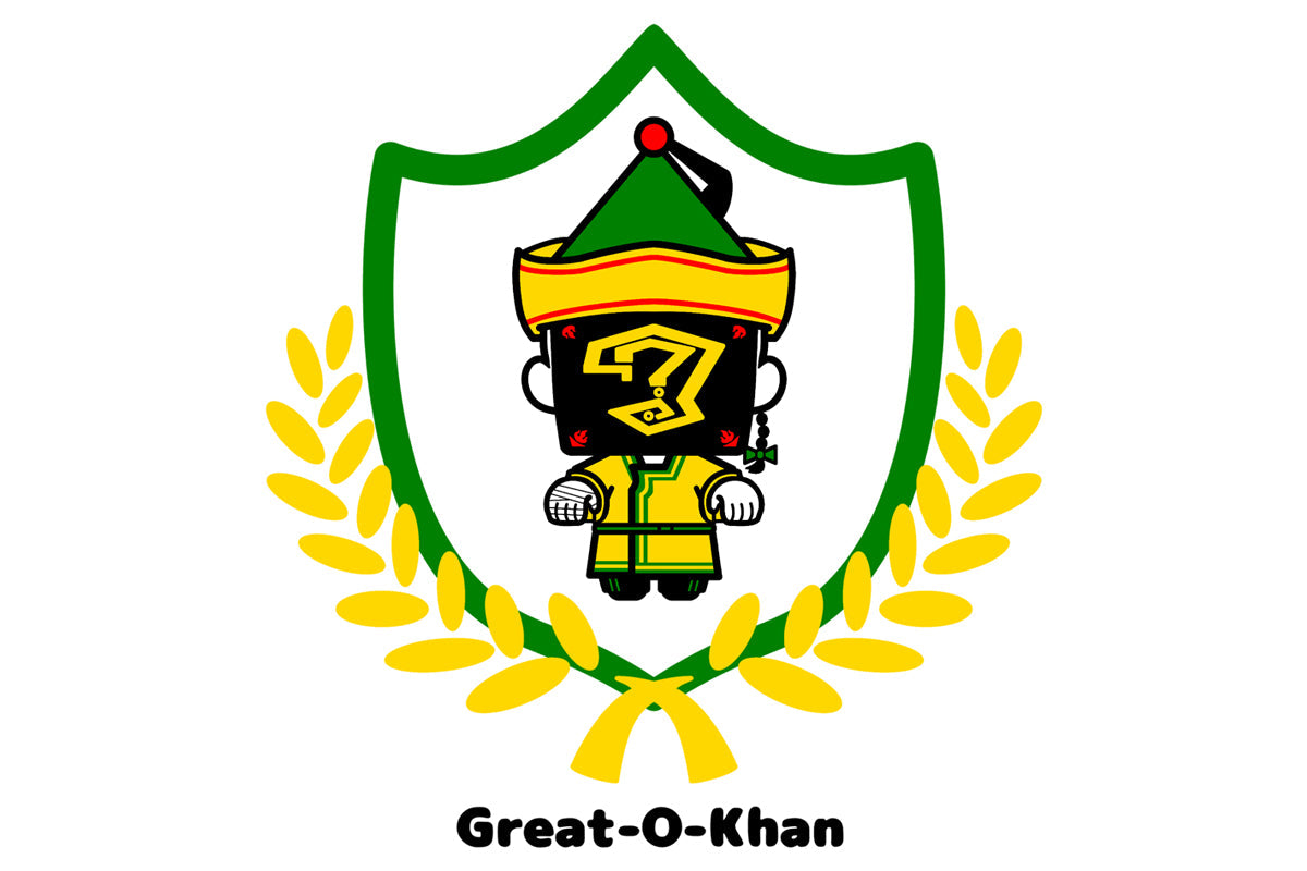 Great O-Khan - Great Drawn Khan 9 "Chibi" T-Shirt (White) T-Shirt PW Catalog