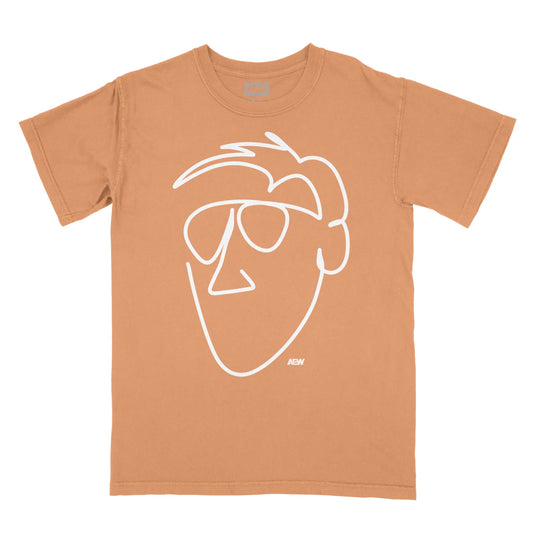 Orange Cassidy One Line T-Shirt T-Shirt PW Catalog