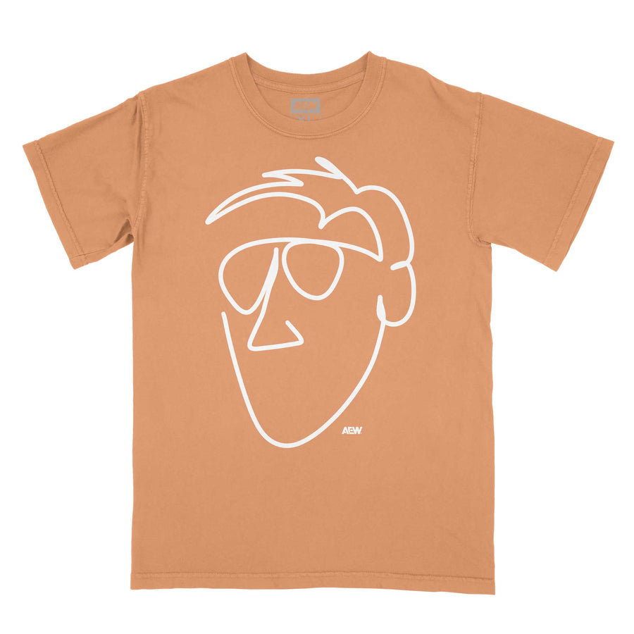 Orange Cassidy One Line T-Shirt T-Shirt PW Catalog