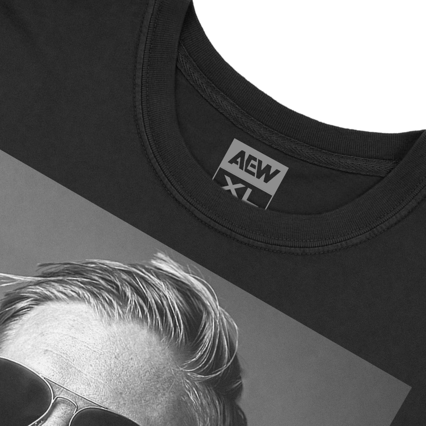 Orange Cassidy Yearbook Photo T-Shirt Black T-Shirt PW Catalog