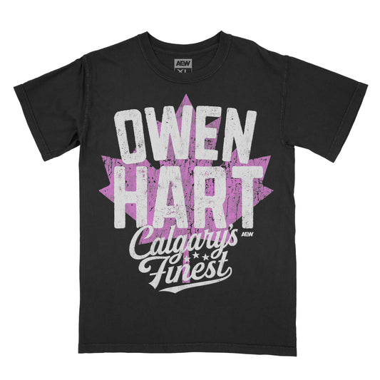 Owen Hart Calgary's Finest T-Shirt T-Shirt PW Catalog