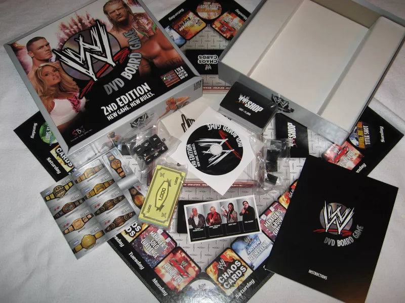WWE DVD Board Game 2nd Edition 2006 PWcatalog