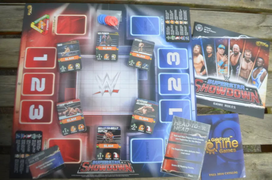 WWE Superstar Showdown Boardgame Pwcatalog