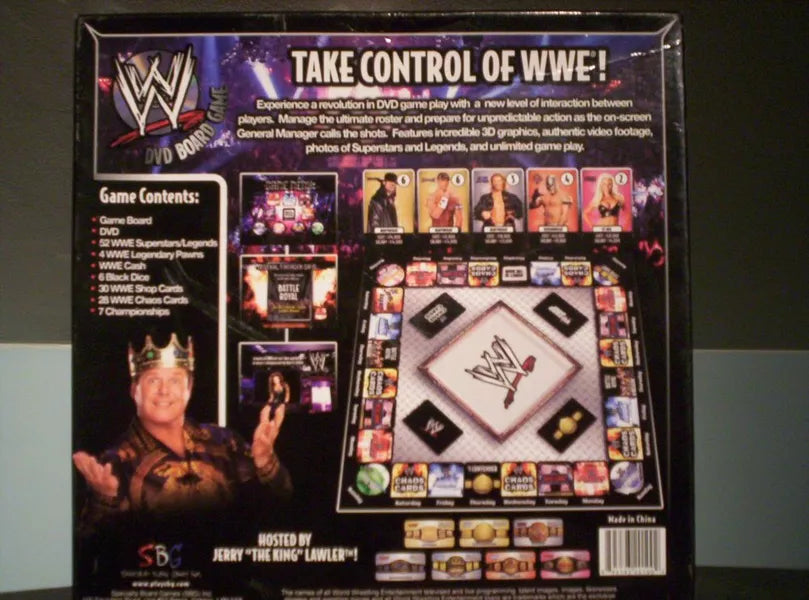 WWE DVD Board Game 3rd Edition 2007 PWcatalog