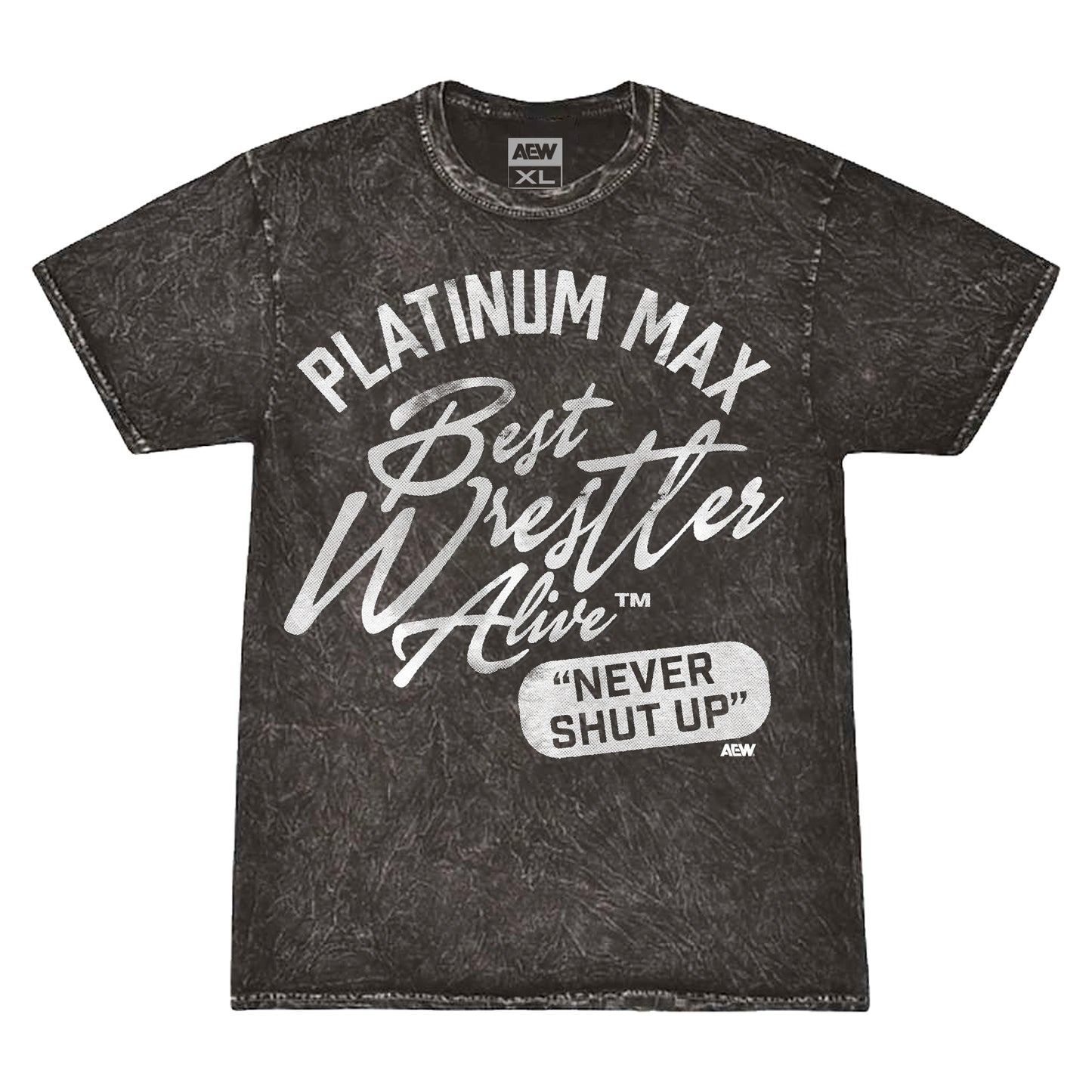 Platinum Max Caster The Best Wrestler Alive Mineral Wash T-Shirt T-Shirt PW Catalog