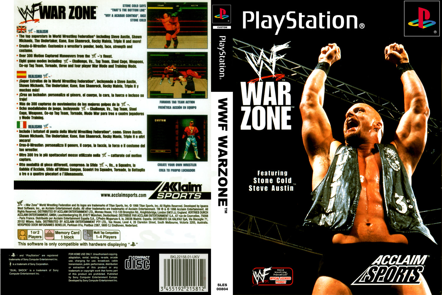 WWF War Zone [PlayStation] PWcatalog