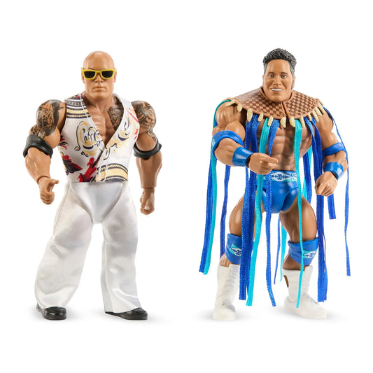 WWE Superstars Rocky Maivia & "Final Boss" The Rock 2-Pack PW Catalog