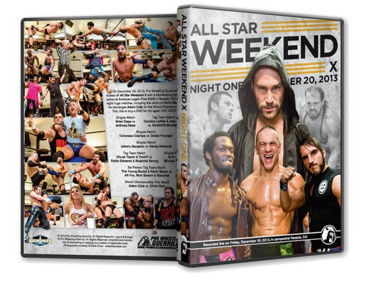 PWG "All Star Weekend X - Night 1" held Dec. 20, 2013 - Reseda, CA PW Catalog