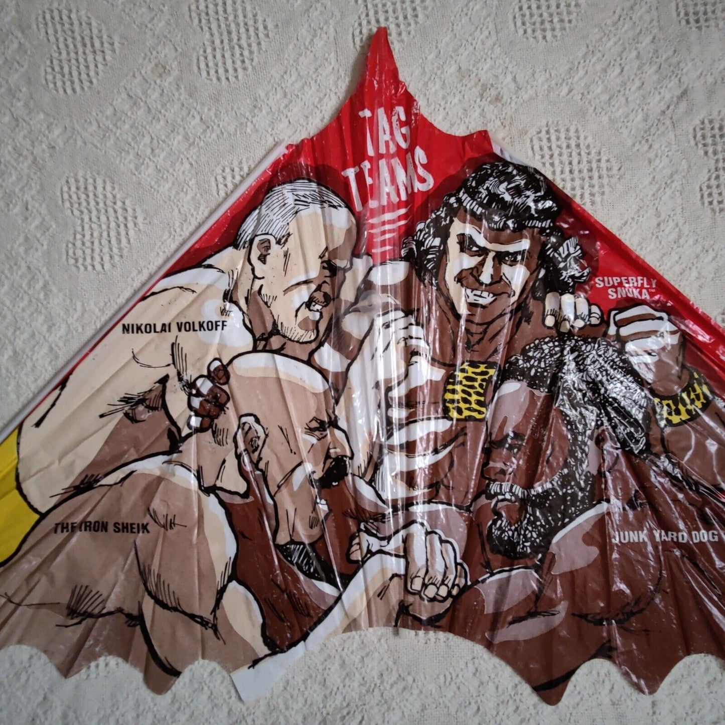 Hulk Hogan's Rock 'n' Wrestling plastic kite Tag Teams