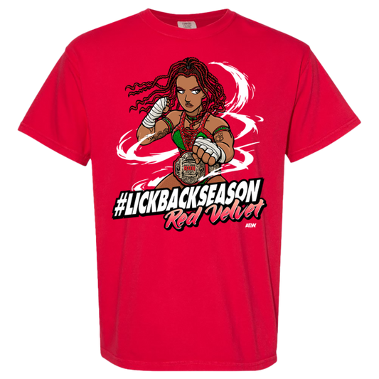 Red Velvet Lickback Season T-Shirt T-Shirt PW Catalog