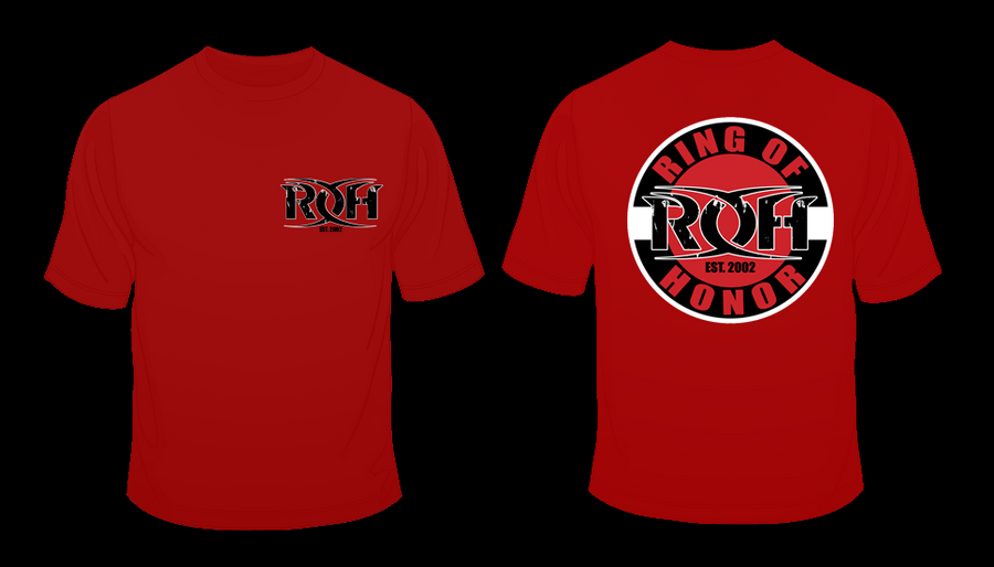 Ring of Honor Circle Logo Red T-Shirt