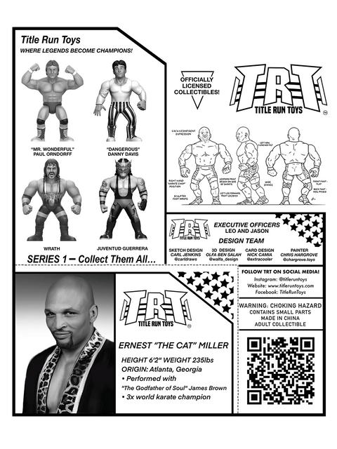 Title Run Toys Series 1 Ernest "The Cat" Miller PW Catalog