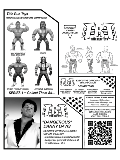 Title Run Toys Series 1 "Dangerous" Danny Davis PW Catalog